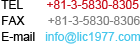 TEL +81-3-5830-8305