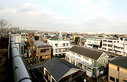 东京居民区的景象